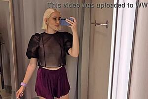 i slip into see-through outfits in mall fitting room
