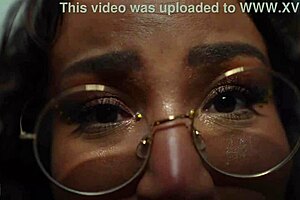 Peachie Garcia Rides Gibby the Clown's Monster BBC in Library Slut Fest