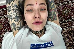 this cute brunette babe bends over for juicy wet doggystyle homemade pounding