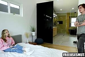 roommates sneak freeuse blowjobs and hardcore group fun in dorm