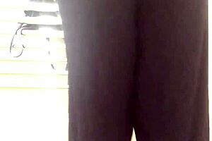 can you hear this cute teen farting in yoga pants?