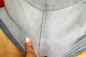 curvy milf's huge natural tits gripped by massive cock in homemade fun