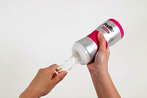 hey check out this pop tex vagina toy demo it's wild!