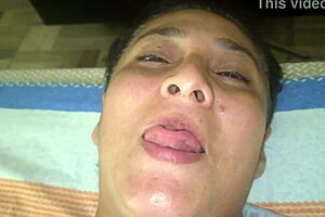 my lover teases my pussy with a toy until i explode in orgasm