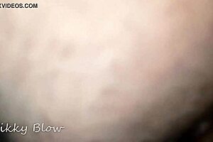 my pierced cock slides deep into her dripping slutty pussy up close