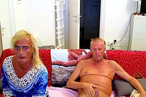 gigi and dave's steamy shemale man live sex show unfolds