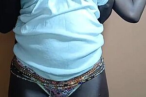 imagine this ebony 18yo sneaking into your bed for tight pussy ride