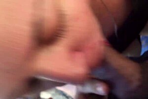 married bride teases with her eager oral skills