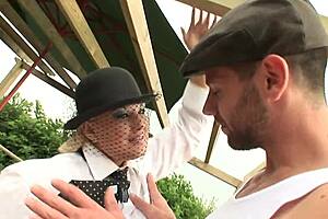 bbw cougar milf screams in rough anal threesome orgasm frenzy