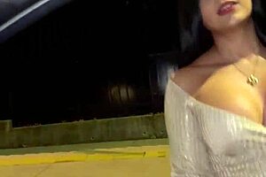 stranger lures club girl for anal pounding and squirting orgasm explosion