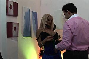 i'm elegant blonde milf big tits gettin fucke hard by monster cock on coachh