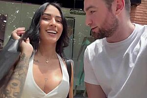 Gringo neighbor's big cock tempts amateur slut wildly