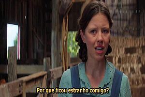 pearl teases with her curves falling for the scarecrow's thick rod softly