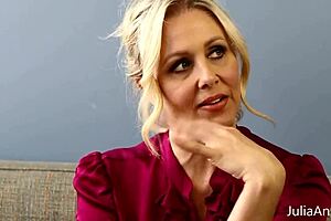 julia ann, sexiest teacher, wanna strip for hot dildo fucking time?