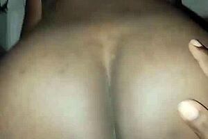 sexy ebony rides big cock in steamy homemade clip