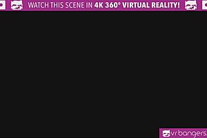 Amazing Wonder Woman Cosplay Teen Rides Cock in VR Bangers