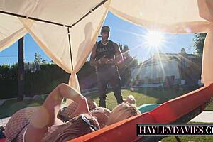 Gorgeous Blonde Shares Intense Threesome Deepthroat Action!