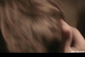 Tinarie van Wyk-Loots flashes big tits in steamy car topless scene