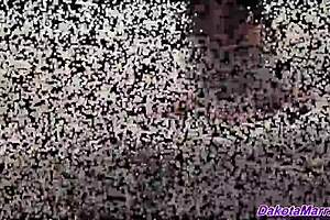 Brunette's Hairy Pussy Teases With Vibrator Masturbation