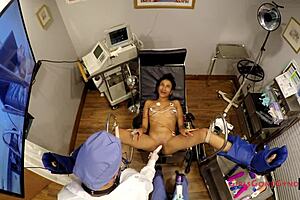 Miss Mars Nurse Tests Orgasm Limits with Vibrator in Hospital