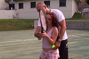 i can't believe how much i love deepthroating cock before getting my big tits milf ass fucked hard in fishnets.