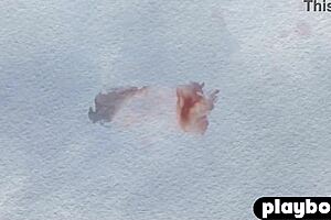 Beautiful Russian Brunette's Small Tits Passion Posing!