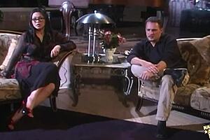 Busty Brunette Begs for Anal After One Touch on Hands