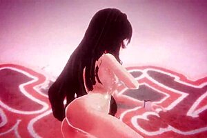 lesbian rivals finger and fuck asses in heated battle