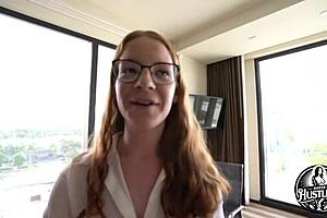 nerdy amy quinn eats ass rimming then rides huge bbc athlete deep