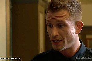 bound milf screams as guards deliver brutal anal gangbang domination