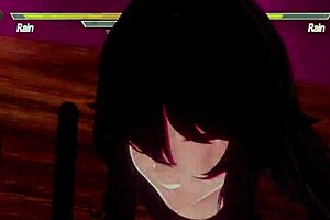 lesbian rivals finger and fuck asses in heated battle