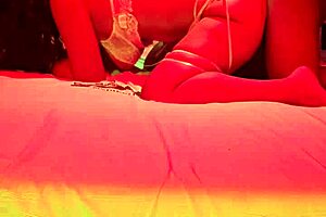 brazilian sailor girl bent over for creampie in lingerie