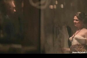 Tinarie van Wyk-Loots flashes big tits in steamy car topless scene