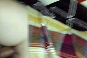 Petite student sneaks nighttime pounding from her horny older lover!