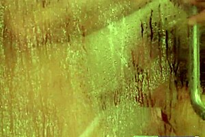 horny couple gets steamy in the shower before their party