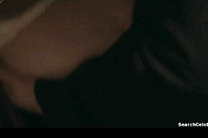 Tinarie van Wyk-Loots flashes big tits in steamy car topless scene