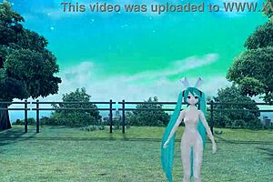 hatsune miku nude mod bunny costume big tits ass pussy fully exposed