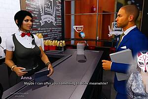 Anna's Big Ass Tits Thrill in Outdoor Upskirt Game Public Skirt Stockings!