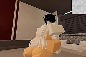 slut takes random cock pounding in roblox world 02