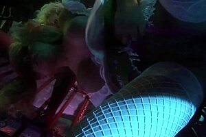 niki blond takes anal from hot cop steliana and rides cock