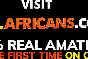 black nigerian lady devours huge ebony cock deep for intense lunch pounding