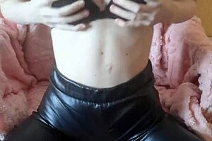 wanna see this chained ebony bunny spread her fat ass for spanking?