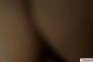 Naughty College Lesbian Licks Juicy Pussy to Orgasm