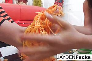 oh my god jayden jaymes and kristina ignite pumpkin lesbian ecstasy!