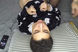 compilation of teasing cum facials and swallows