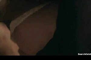 Tinarie van Wyk-Loots flashes big tits in steamy car topless scene