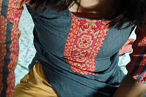 Young Desi coed rides hardcore anal pounding in homemade college clip