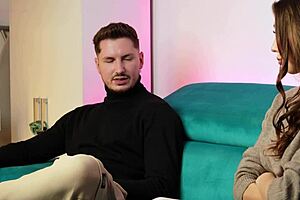 Skinny housewife caught teasing neighbors goes all submissive way