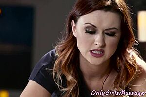 Busty Milf Masseuse Sixtynines Client Seductively