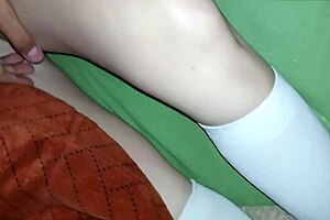 Petite student sneaks nighttime pounding from her horny older lover!